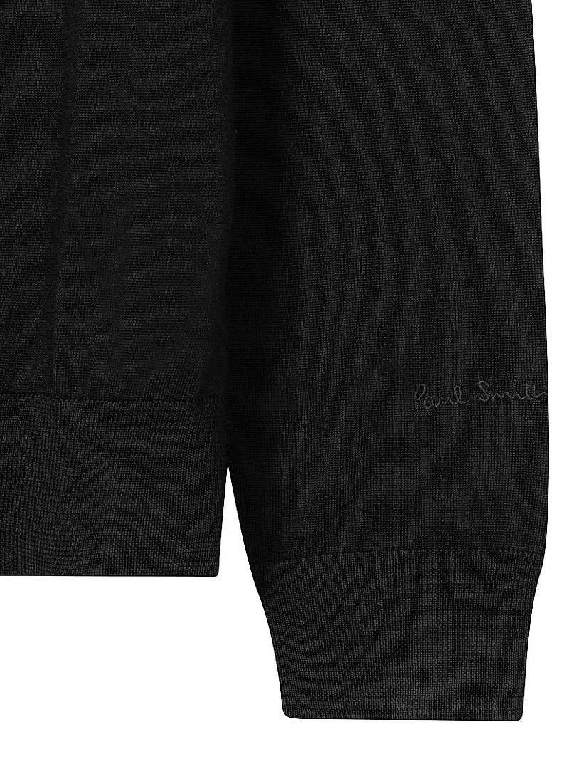 Merino Wool Zip Cardigan