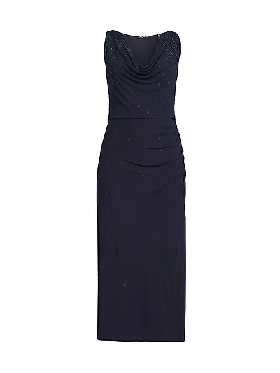 Mace Embellished Jersey Midi-Dress
