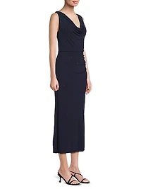 Mace Embellished Jersey Midi-Dress