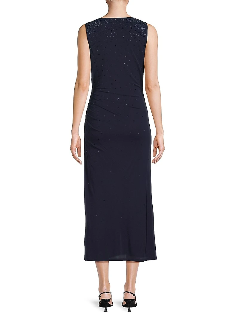 Mace Embellished Jersey Midi-Dress