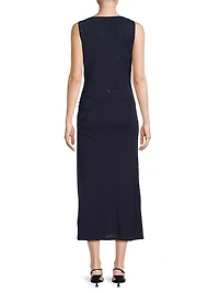 Mace Embellished Jersey Midi-Dress
