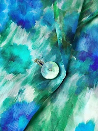 Aimee Floral Silk Blazer