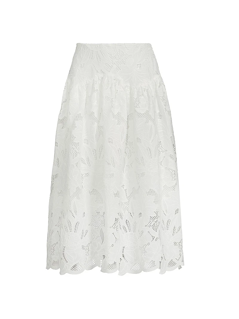 Roxie Lace Midi-Skirt