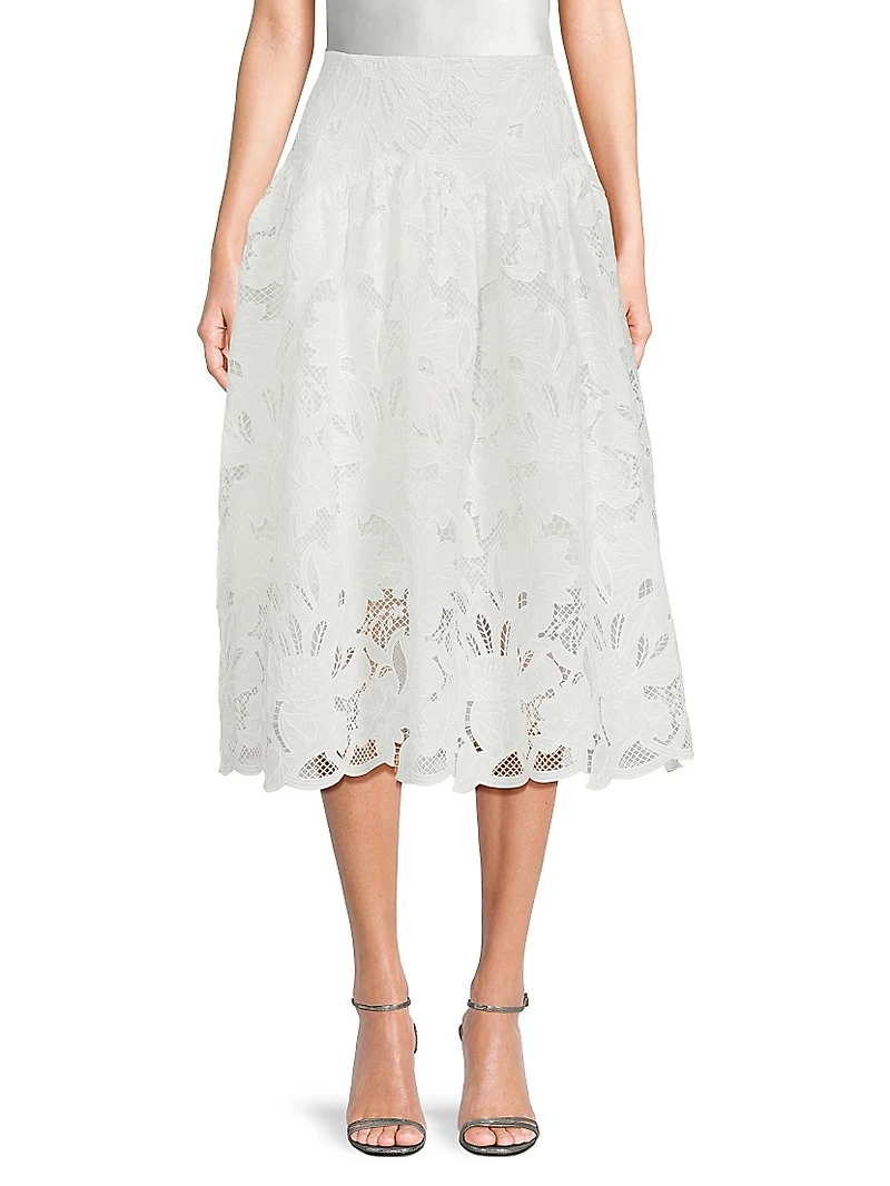 Roxie Lace Midi-Skirt