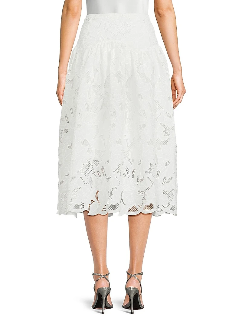 Roxie Lace Midi-Skirt