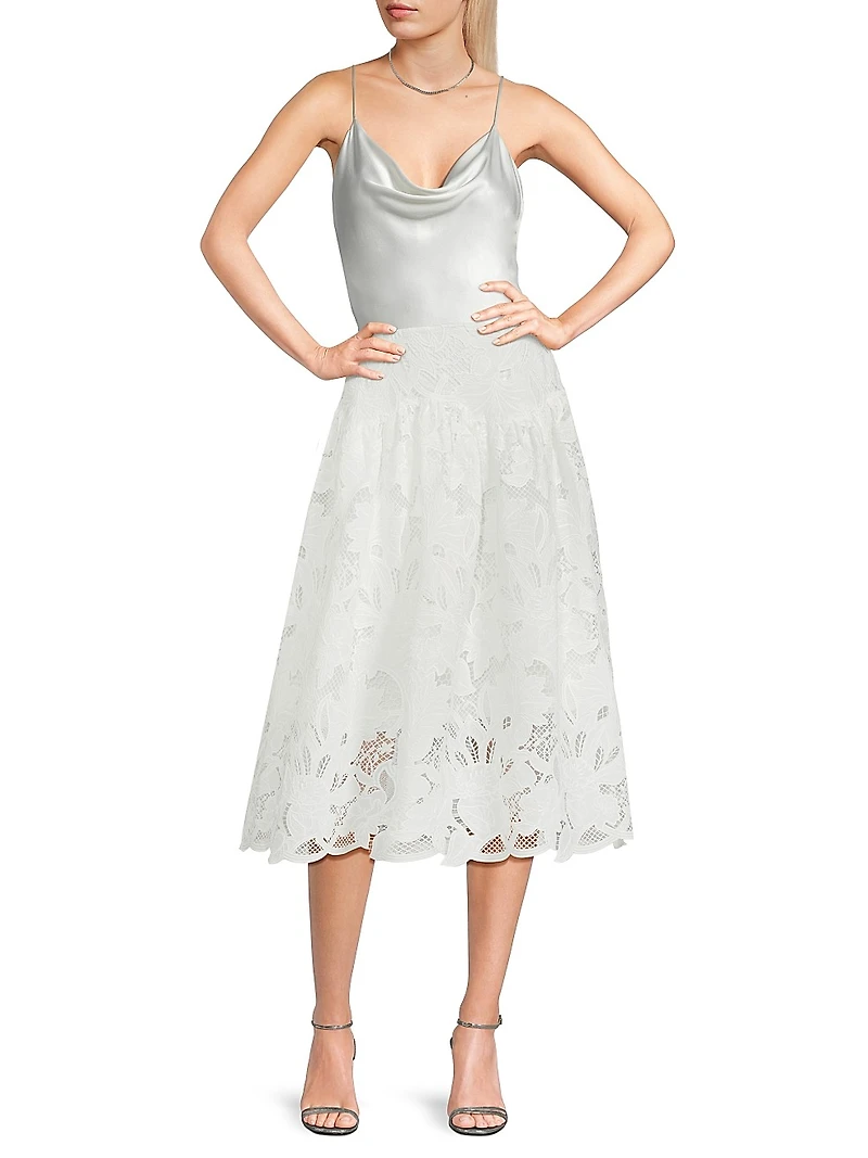 Roxie Lace Midi-Skirt