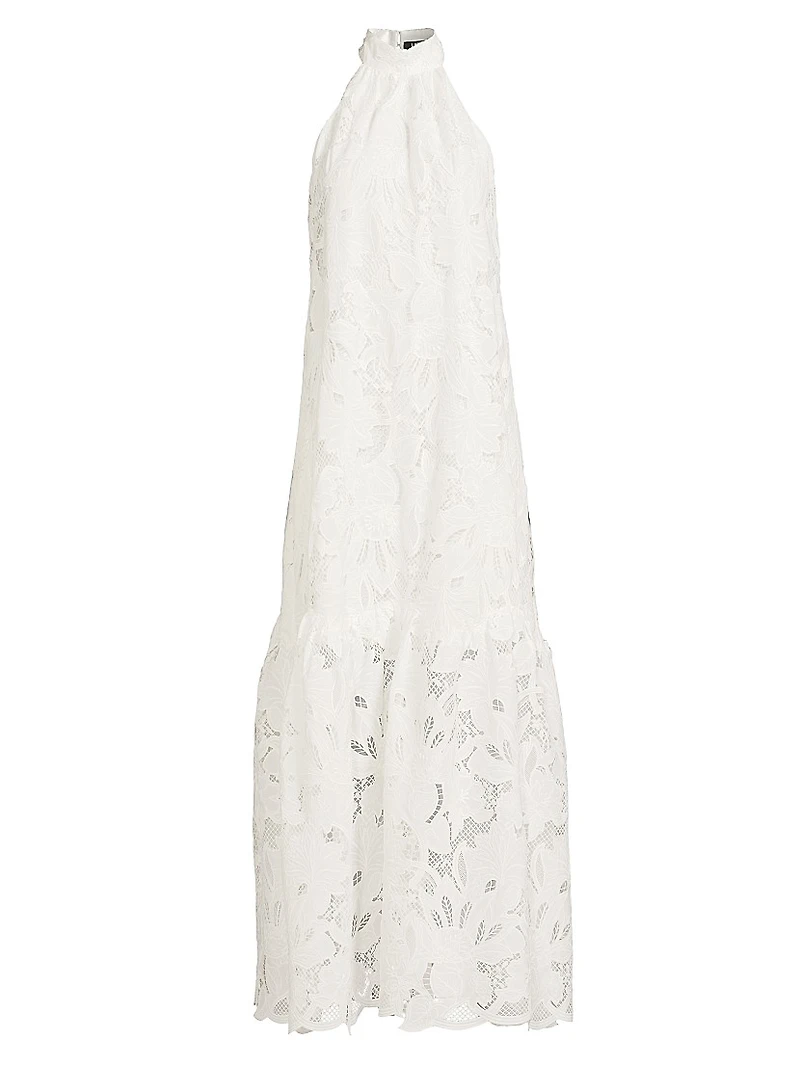 Lorelei Lace Halter Maxi Dress