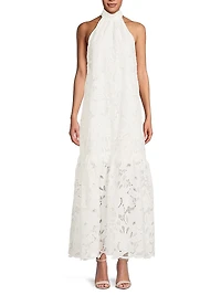 Lorelei Lace Halter Maxi Dress