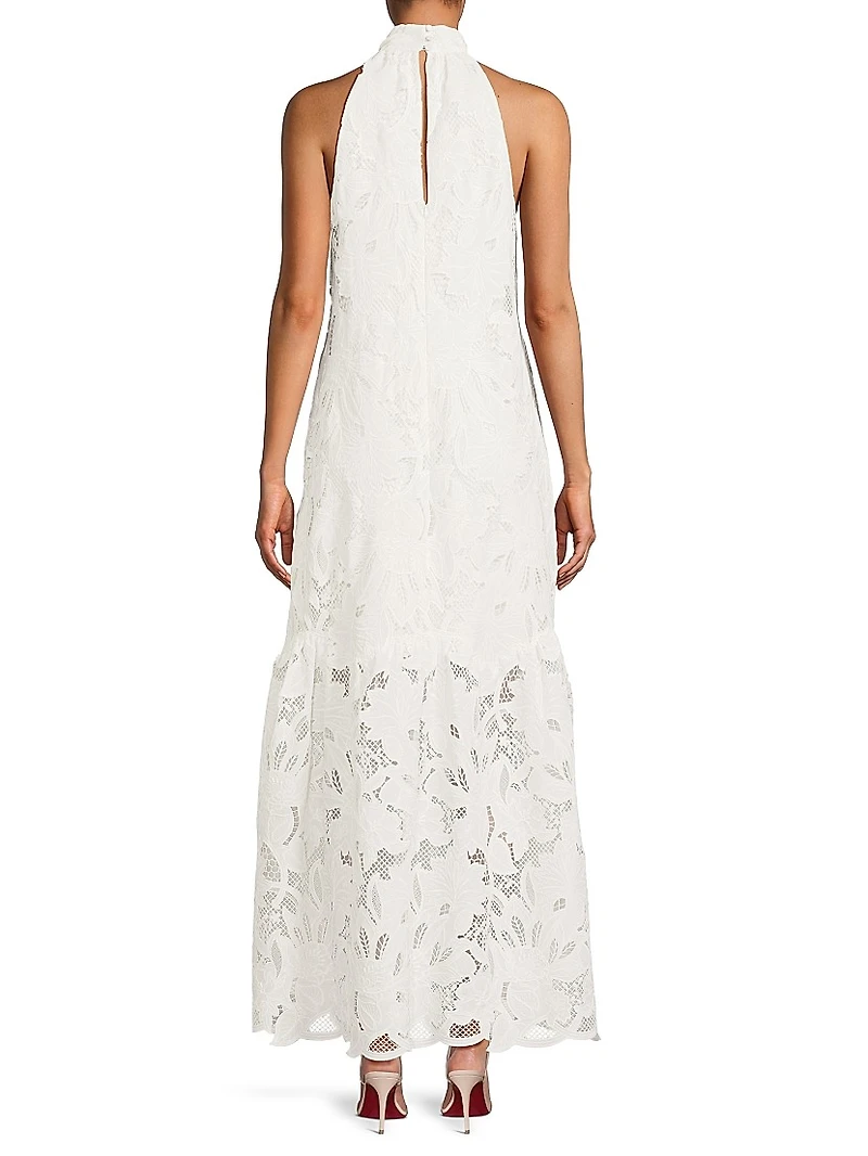Lorelei Lace Halter Maxi Dress