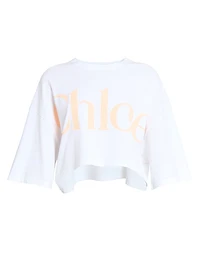 Logo Cotton Crop T-Shirt