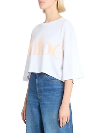 Logo Cotton Crop T-Shirt