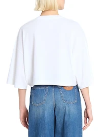 Logo Cotton Crop T-Shirt