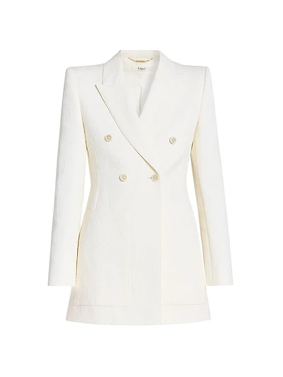 Jacquard Cotton-Blend Blazer