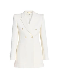 Jacquard Cotton-Blend Blazer