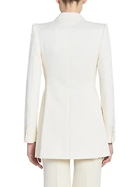 Jacquard Cotton-Blend Blazer