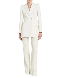 Jacquard Cotton-Blend Blazer