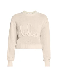 Wool & Silk-Blend Knit Sweater