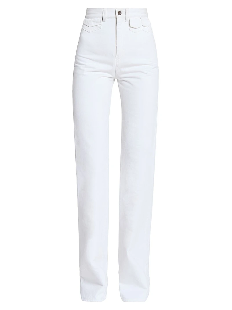 Twill Cotton Slim-Fit Jeans