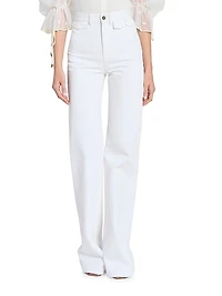 Twill Cotton Slim-Fit Jeans