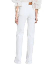 Twill Cotton Slim-Fit Jeans