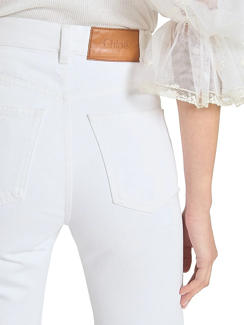 Twill Cotton Slim-Fit Jeans