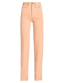 Twill Cotton Slim-Fit Pants