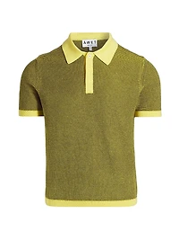 Girma Knit Cotton Polo Shirt