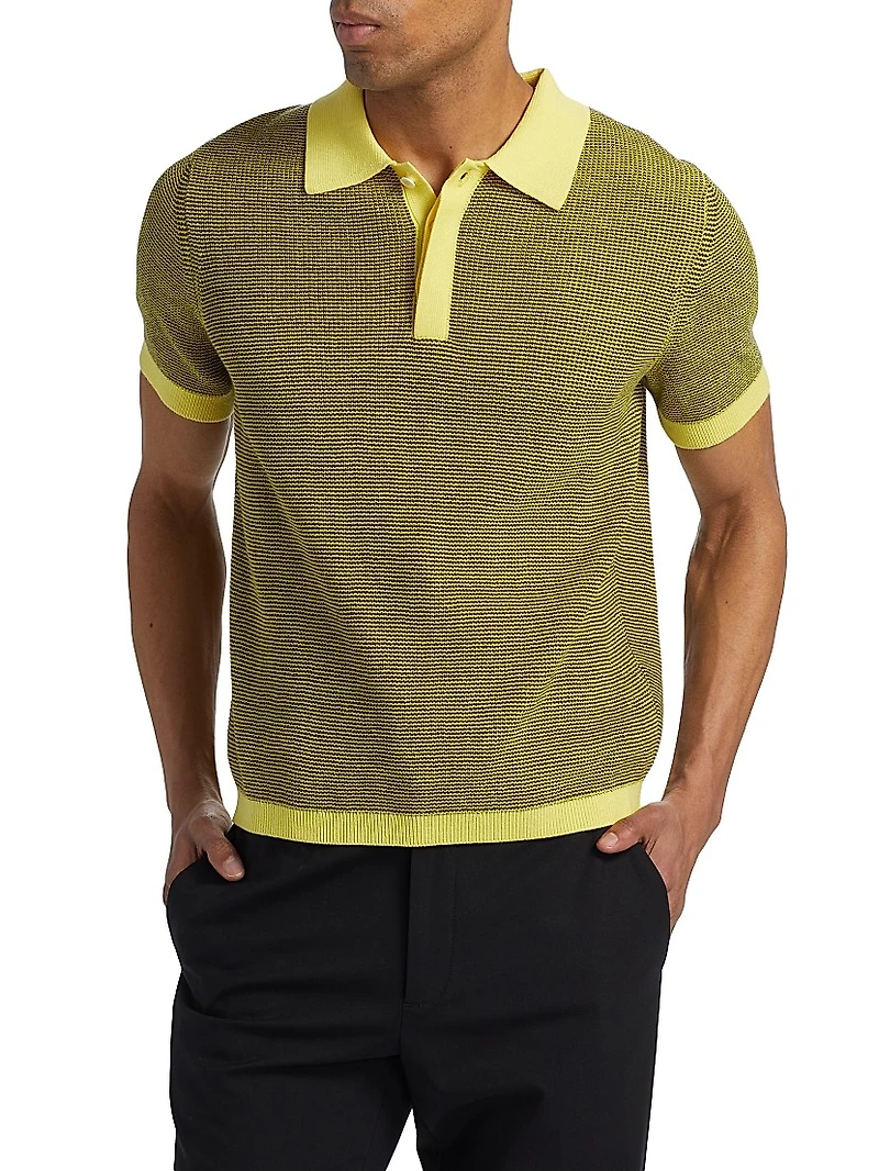 Girma Knit Cotton Polo Shirt