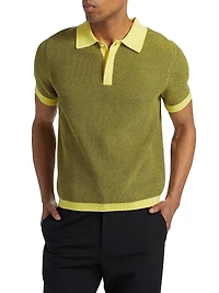 Girma Knit Cotton Polo Shirt