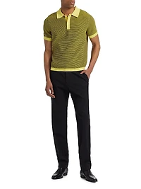 Girma Knit Cotton Polo Shirt