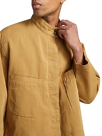 Fnan Cotton-Linen Work Jacket