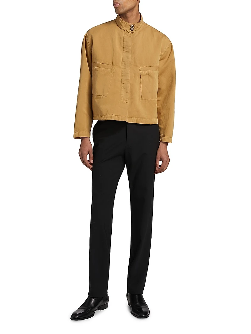 Fnan Cotton-Linen Work Jacket