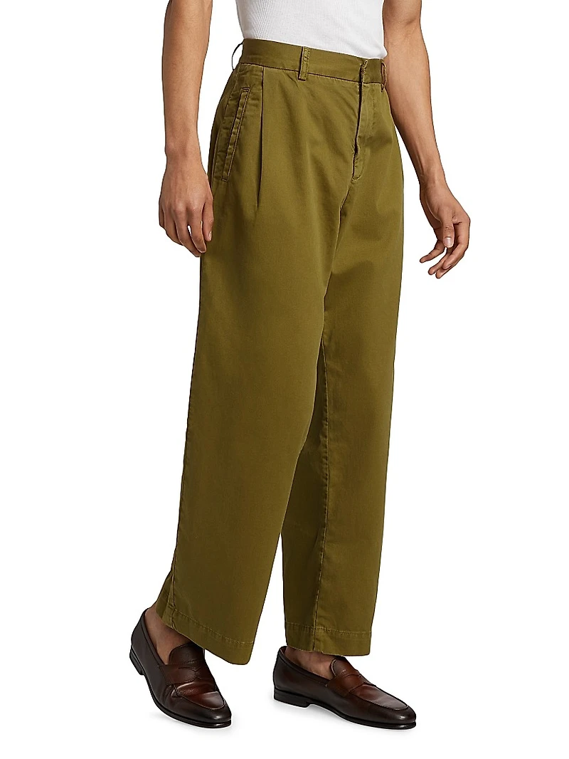 Simon Relaxed Pleated Trousers