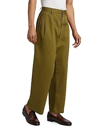 Simon Relaxed Pleated Trousers