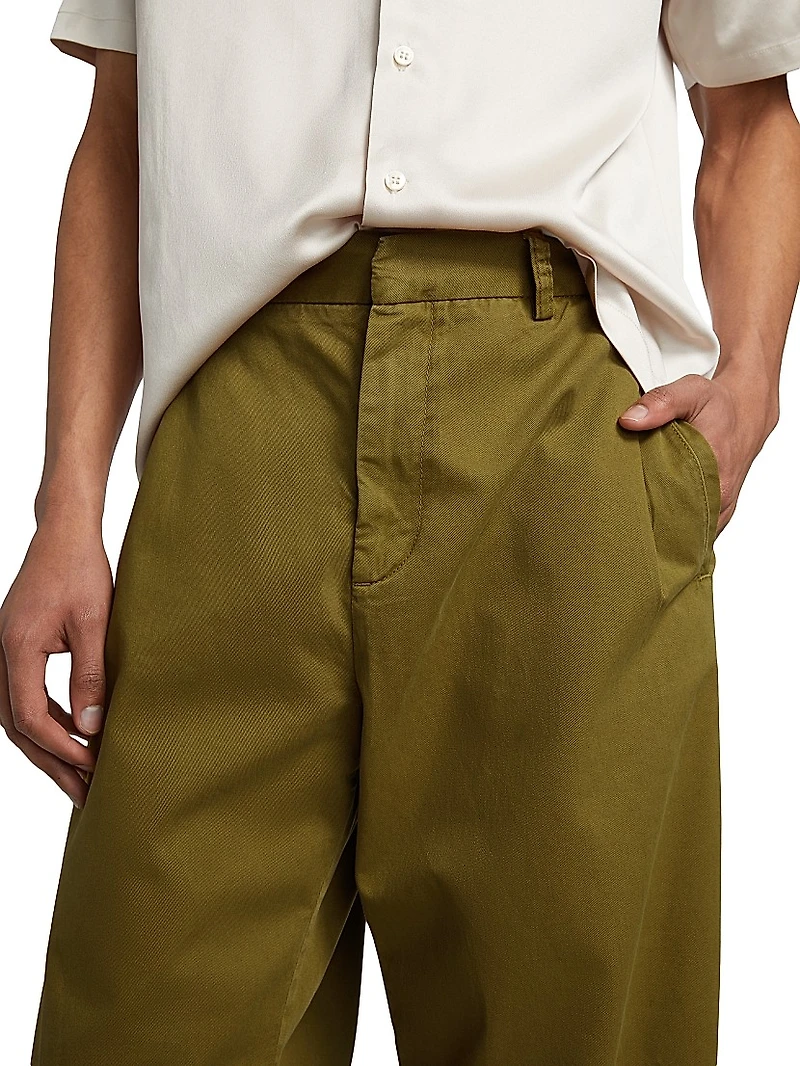 Simon Relaxed Pleated Trousers