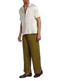 Simon Relaxed Pleated Trousers