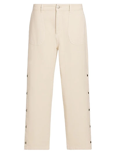 Yodit Side-Button Trousers