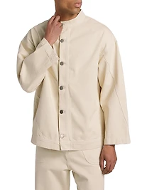 Hermon Button-Front Shirt Jacket