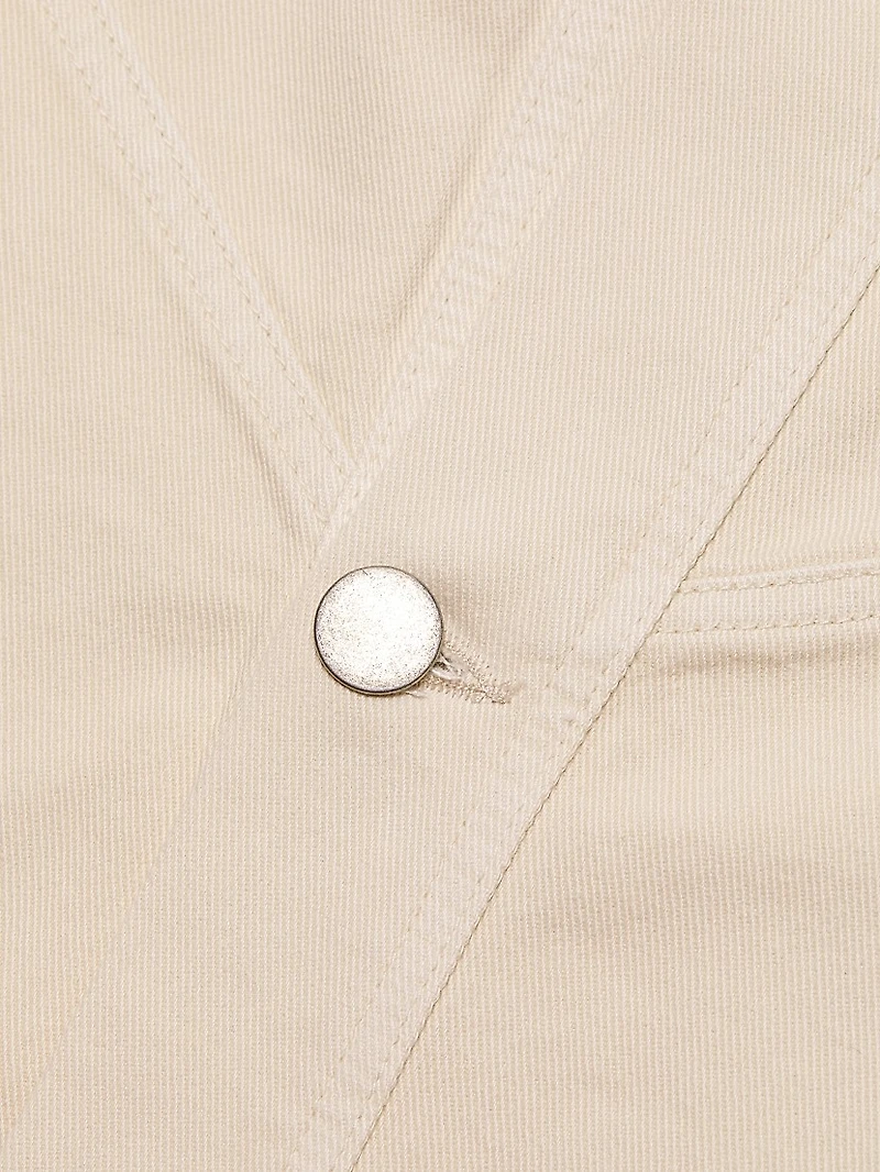 Hermon Button-Front Shirt Jacket