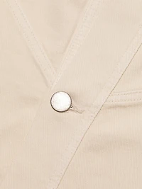 Hermon Button-Front Shirt Jacket
