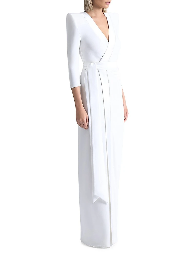 Idunn Jersey Wrap Gown