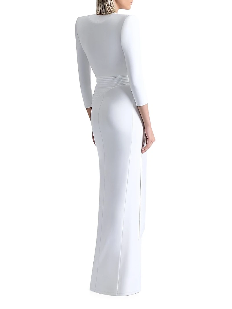 Idunn Jersey Wrap Gown