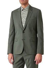 Soho-Fit Wool Two-Button Suit