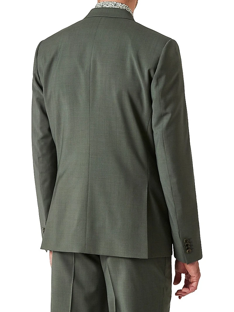 Soho-Fit Wool Two-Button Suit