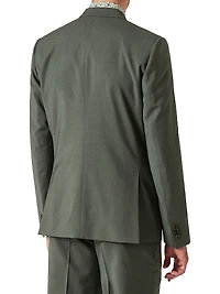 Soho-Fit Wool Two-Button Suit