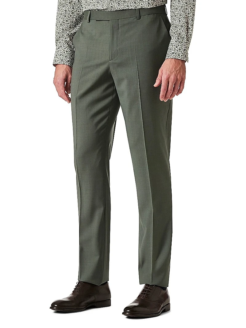 Soho-Fit Wool Two-Button Suit