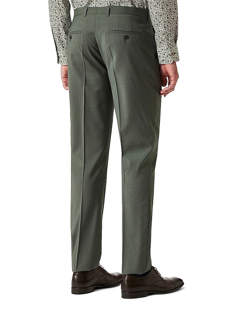Soho-Fit Wool Two-Button Suit