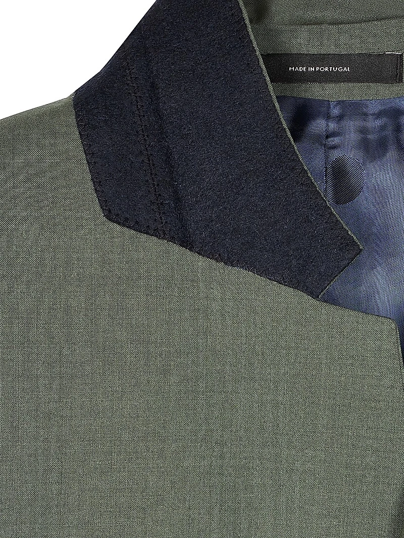 Soho-Fit Wool Two-Button Suit