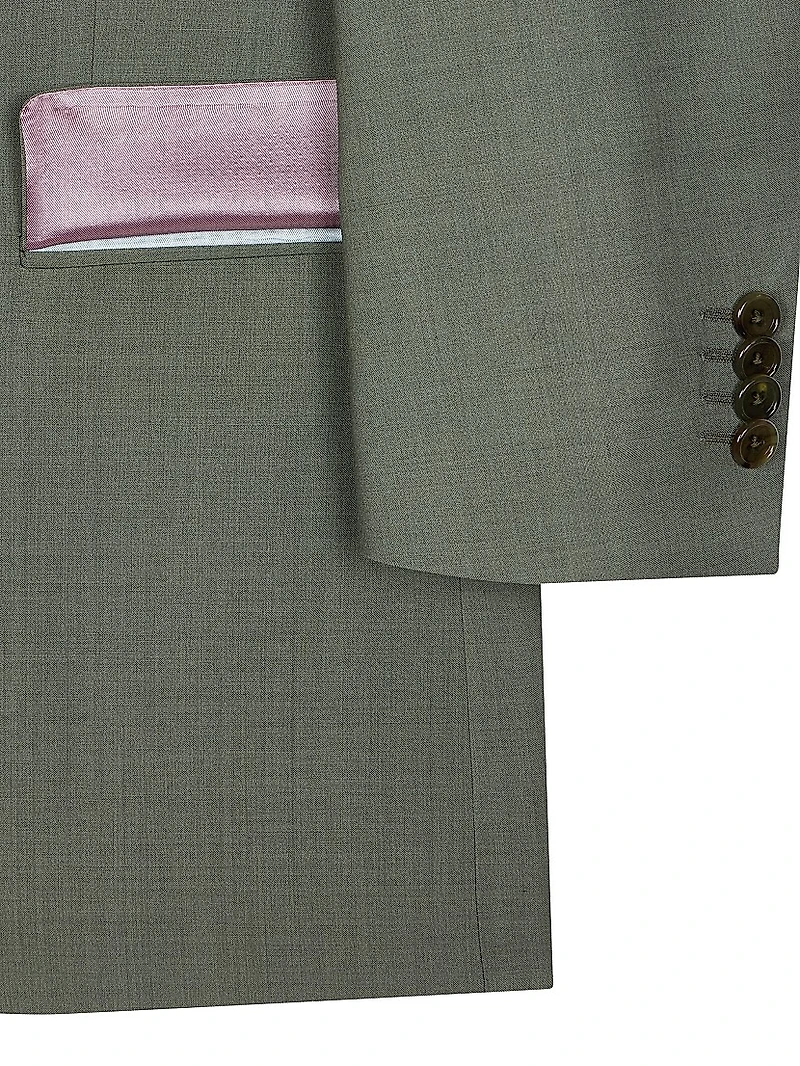 Soho-Fit Wool Two-Button Suit