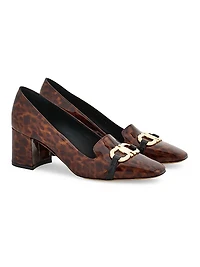 Mirelle 60MM Gancini-Accented Patent Leather Pumps